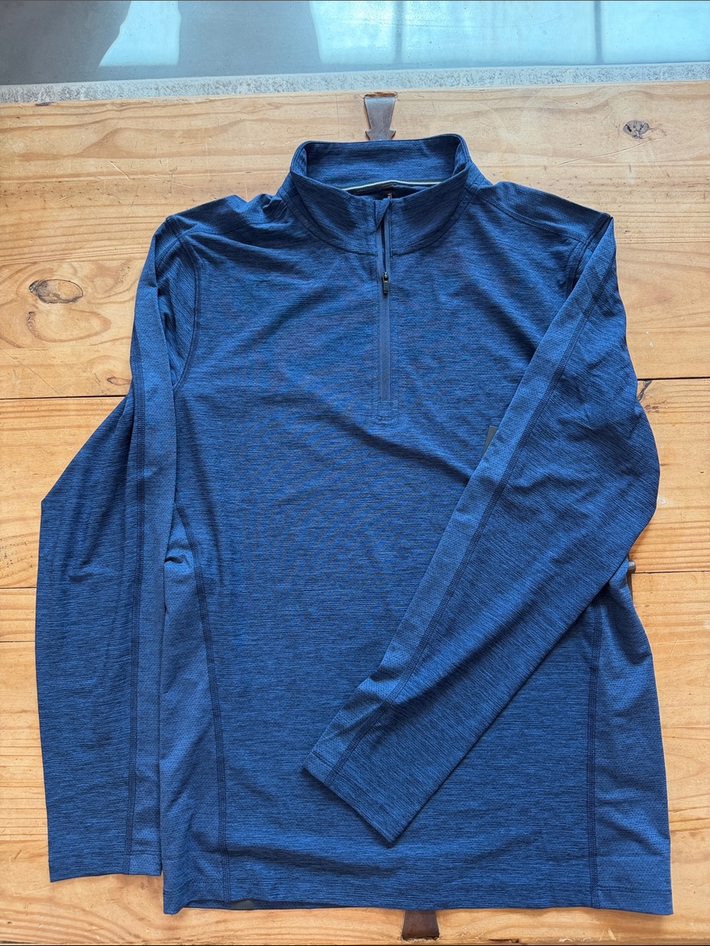 Ten Thousand Men's Lightweight Quarter-Zip Jacket in Navy Blue
